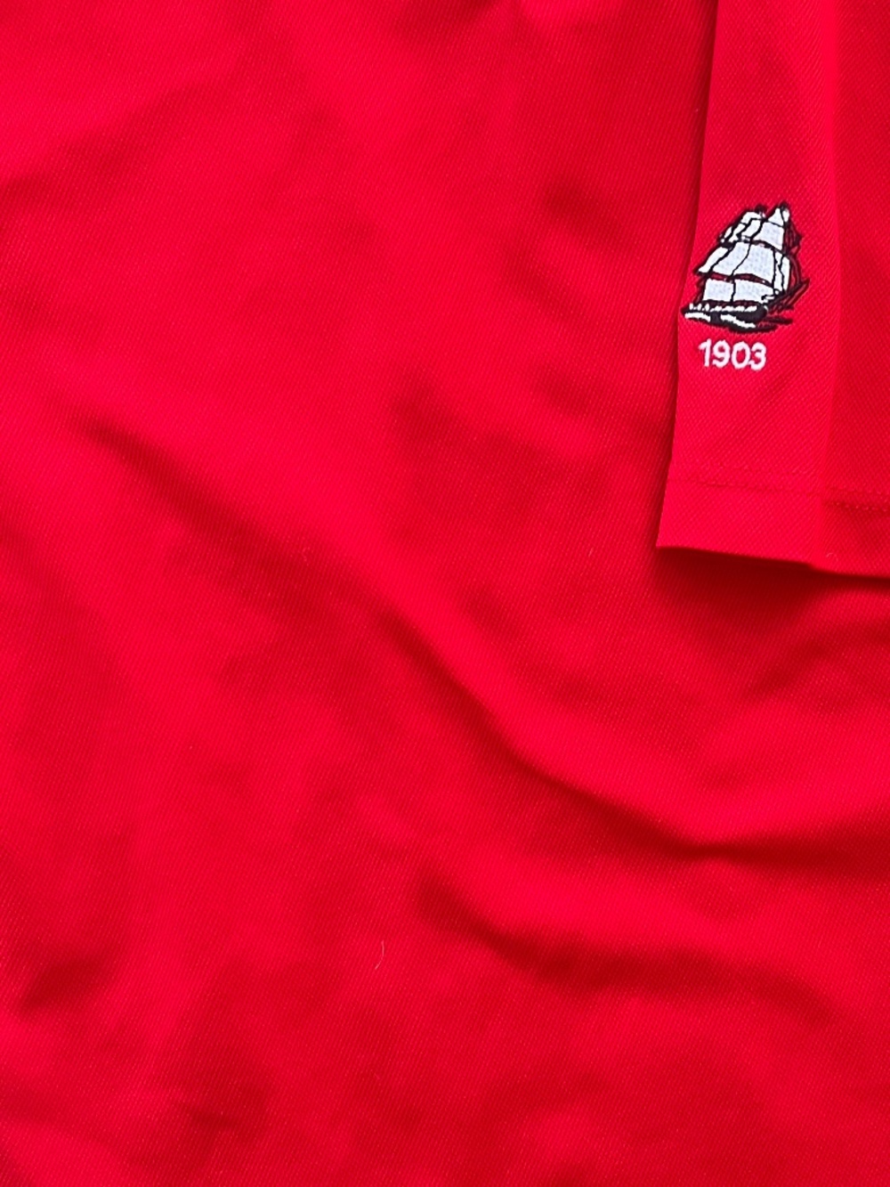 Boy's Nike Dri-fit Red Golf Polo Size Medium - Picture 3 of 4